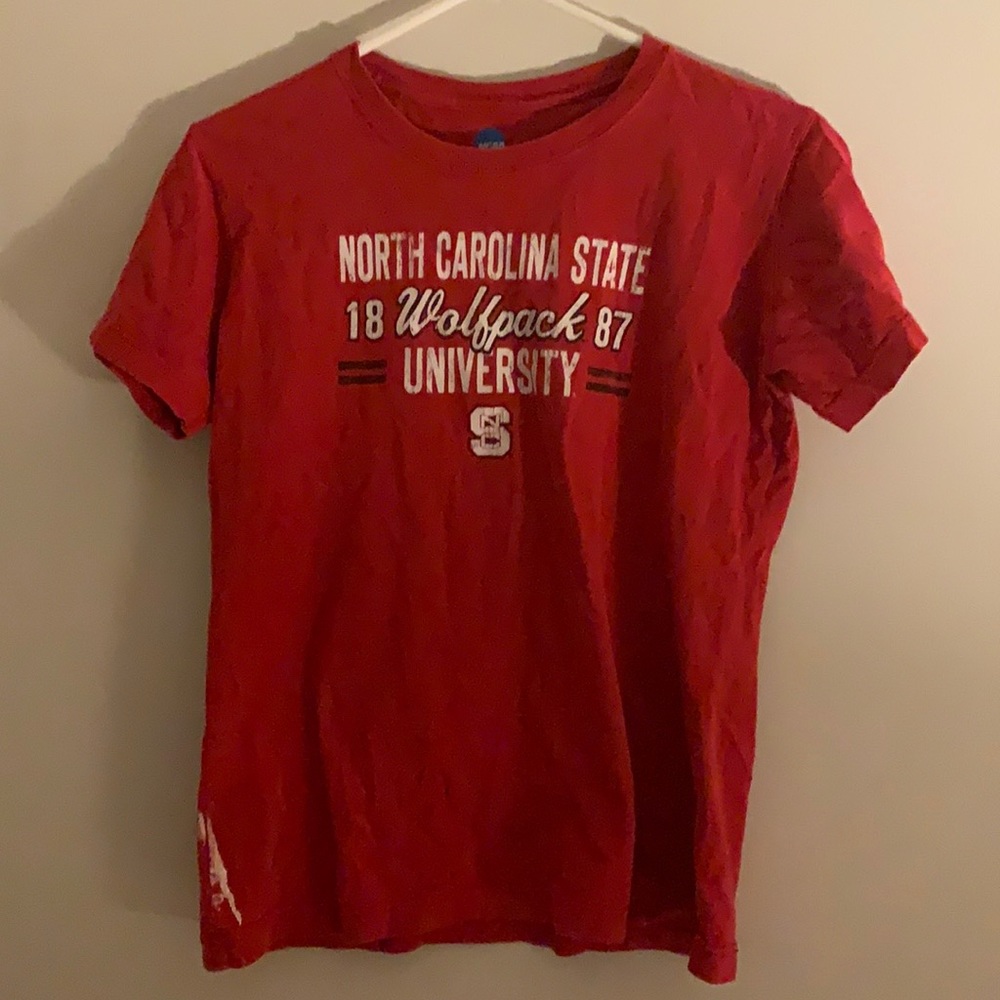 Red NC State shirt